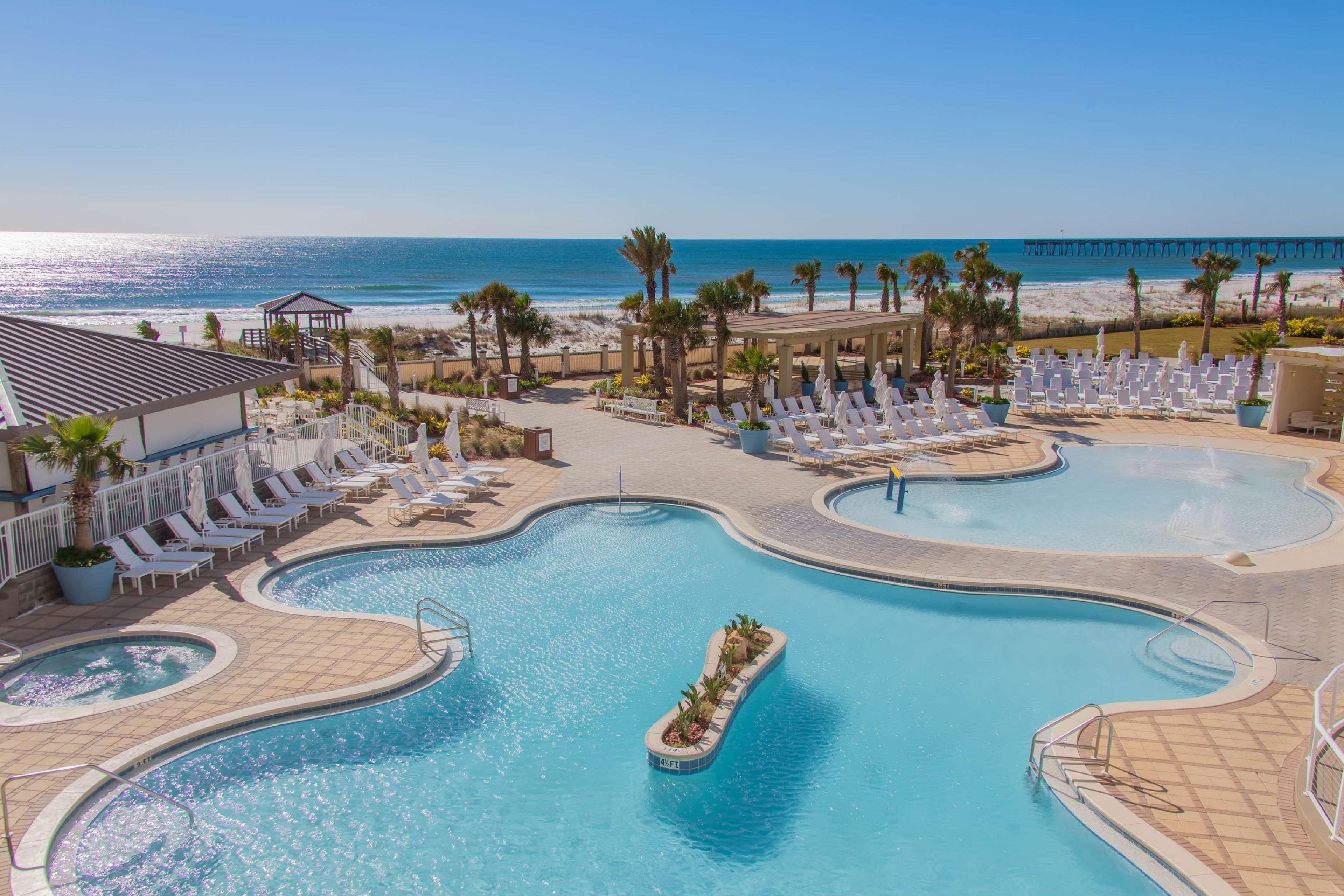 Hotel Hilton Pensacola Beach Exterior foto