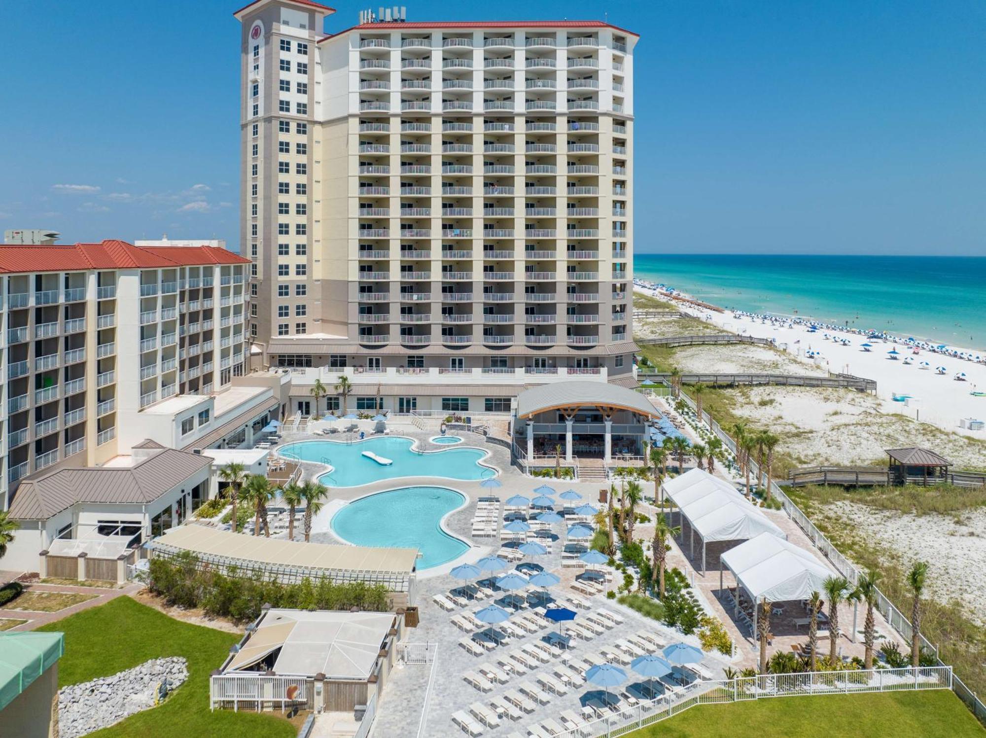 Hotel Hilton Pensacola Beach Exterior foto